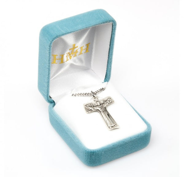 1" Sterling Silver Saint Francis of Assisi Tau Cross